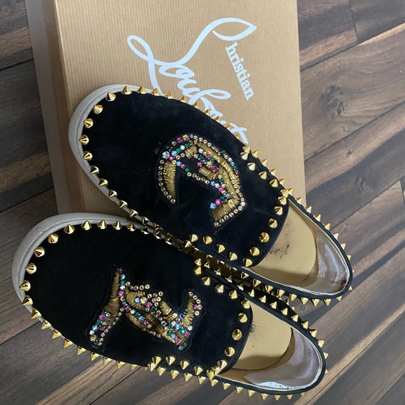 christian louboutin slip on - Picture 1 of 2